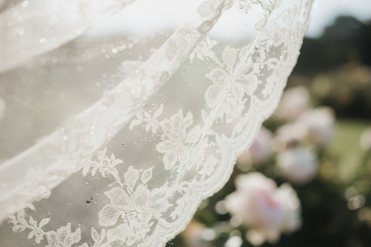 Ivory Letter wedding website theme with letterpress stationery styling