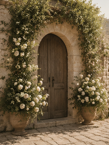 Bow and Vine wedding stationery accent